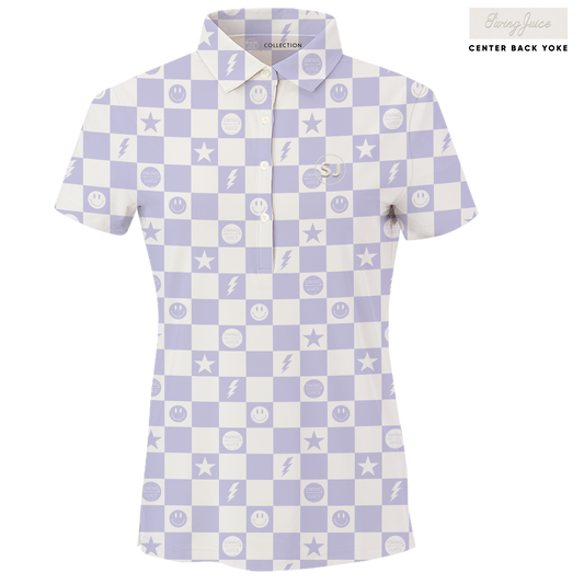 Golf Smile Face Women's Polo