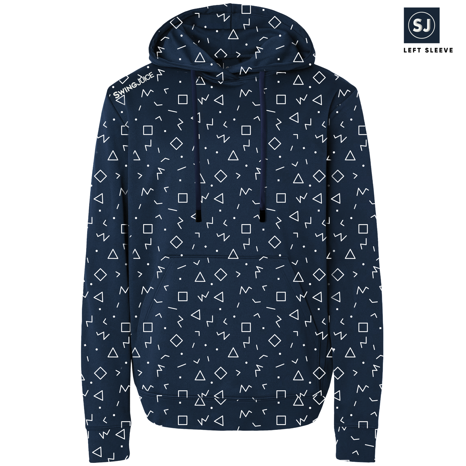Golf Memphis Geometric Men's Performance Hoodie